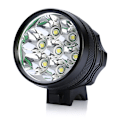 Miniatyrbillede 6 af 6: Forlygte 7 LED Cykellygte Vandtæt Mountainbike Forlygte Hovedlampe