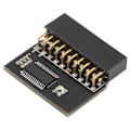 Miniatyrbillede 2 af 8: TPM 2.0-modul LPC 20-benet stærk kryptering fjernkort kryptografisk sikkerhedsmodul-kort til pc