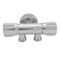 Miniatyrbilde 3 av 8: Kobber dobbel bryter utløpsvinkelventil toalett bidet dusj kran baderomstilbehør G1/2