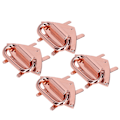 Miniatyrbilde 2 av 8: Veskelås i legering, stabilt, robust, holdbart, utsøkt, vakkert spenne for DIY-vesker, håndvesker, rosegull