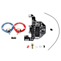 Miniatyrbillede 1 af 5: SI4732 Radiomodul + 2x Donut Antenne Til
