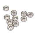 Miniatyrbillede 3 af 8: 10 stk. dyb rille kugleleje dobbelt skærmet stål hardware 626Z 6 mm ID 19 mm OD 6 mm T