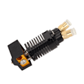 Miniatyrbild 2 av 8: Metall Hotend Extruderhuvud 0,4 mm mässingsmunstycke Stabil snabb switch 2 i 1 ut Hotend-kit för Ender 3D-skrivarersättning