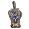 Miniatyrbild 7 av 8: Fist Öppnare Cool Middle Finger Form Bärbar Fist Ölflaska Öppnare för Män Make Pappa Morfar Pojkvän Guld