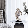 Miniatyrbilde 4 av 5: 1 Stykke Kreativ Par Statue - Harpiks Statue Elskere Skulptur Moderne Kunstfigur Borddekorasjon for Hjem Kontor Stue