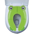 Miniatyrbillede 2 af 4: Bærbar Foldbar Børnetoiletstol til Rejser - Grøn Frø Design