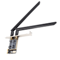 Miniatyrbillede 3 af 8: AR5B22 Trådløs WiFi-adapter 2.4GHz 5GHz 300Mbps PCI‑E Bluetooth 4.0 + 2x5dBi Antenne til Windows 7/8/10
