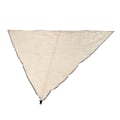 Miniatyrbillede 7 af 8: Canopy Canvas Rustfrit Stål 4x4x4m Trekant Baldakin med 3 Reb for Gårdsplads Græsplæne Have Hvid