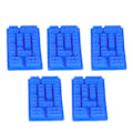 Miniatyrbilde 8 av 8: 5 stk blå silikon isbitform blokkform sjokolade kake DIY bakeform for bakeri hjem