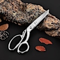 Miniatyrbillede 2 af 4: Ekstra bred mat rustfri stål stof saks