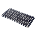 Miniatyrbilde 4 av 8: 20W solcellepanel ladebrett bærbar solcellelader for reiser klatring camping bruk