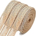 Pikkukuva 1 / 3: Juuttinauha Luonnonmukainen Hessian Rulla 2cm X 30m, Vintage Hessian Rulla Häihin Ja Joulukoristeisiin, Tee-Se-Itse