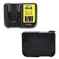 Miniatyrbillede 6 af 8: 10,8V-18V intelligent Li-ion litiumbatterilader 50/60HZ 100-260V AU
