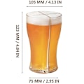Miniatyrbild 2 av 5: 4-i-1 Ölglas Mugg Set Super Schooner Kopp Delbar 4 Delars Ölkopp Stein Party Mugg-B5