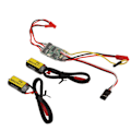 Miniatyrbilde 2 av 8: Elektriske hastighetsregulatorer Dual Way Bidirectional 10A ESC hastighetskontroll for RC modellskipstank