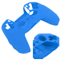 Miniatyrbilde 8 av 8: Mat av silikon av matkvalitet, sklisikker beskyttelse for spillkonsoll, håndtak for PS5-joystick (blå)