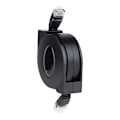 Miniatyrbilde 5 av 8: 1 stk Ny justerbar uttrekkbar CAT6 RJ45 Lan nettverkskabel svart (2m)