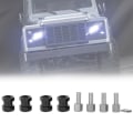 Miniatyrbild 6 av 8: RC-förlängningshjul Hex Hub-drivrutinsadapter Passar för D90 AX10 CC01 SCX10 F350 Svart