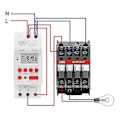 Miniatyrbilde 2 av 5: TM919B 220V 30A Programmerbar Digital Timer Bryter DIN Automatisk Syklus Tidsstyring kompatibel med Lys, Vifter