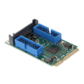 Miniatyrbild 6 av 8: MINI PCI E till USB3.0 expansionskort 5 Gbps överföring 19 20PIN högkompatibilitet PCIe expansionskort för datorer