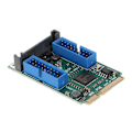 Pikkukuva 6 / 8: MINI PCI E - USB3.0 -laajennuskortti 5 Gbps lähetys 19 20PIN erittäin yhteensopiva PCIe-laajennuskortti tietokoneille
