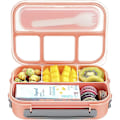 Pikkukuva 1 / 5: Bento-lounasrasia 4 osastolla - 1300ml, tarvikkeet mukana, sininen