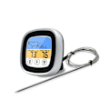 Miniatyrbild 4 av 4: Digital Timer Termometer Touch Screen Rostfritt Stål Kötttermometer för Kök BBQ Svart