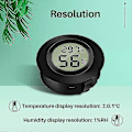 Miniatyrbillede 2 af 5: Mini Digital LCD Termometer Hygrometer, Termometer, Bærbar Termo Hygrometer Indikator, Temperatur Fugtighed -50~70 20%~99% Rh (3 stk.)