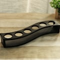 Miniatyrbillede 3 af 8: Desktop Bambus 6 Flasker Vinglas Stativ Glas Holder Display Hylde Organizer