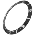 Miniatyrbilde 7 av 8: Profesjonelt armbåndsur Bezel Insert Loop Replacement Watch Bezel Insert Ring Accessory Black
