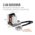 Miniatyrbilde 3 av 5: Power Functions Deler Byggeklosser Togspor Motor stil A