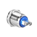 Miniatyrbilde 7 av 7: Vanntett metall 12mm startknapp Momentan trykknapp elektrisk bryter - 1 stk