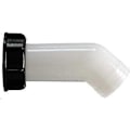 Miniatyrbilde 1 av 5: 1 stk. 2\" dreneringstut med mutter, for IBC tankkran tilkobling 1000L vannforlengelse diameter regnvanning