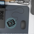 Miniatyrbillede 2 af 5: USB Proximity Reader ID-kort RFID-nøgle 125KHz Døradgangskontrol til hjemmesikkerhed + USB-kabel