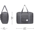 Miniatyrbillede 5 af 5: til Easyjet Airlines Kabinetaske 45x36x20 Under Sædet Foldbar Rejse Duffel Bag Taske Tote Håndbagage Overnatning til Kvinder og Mænd 25L