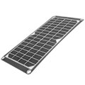 Miniatyrbild 4 av 8: Bärbar monokristallin solpanel Flexibel USB port 10W för nödladdning utomhus