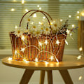 Miniatyrbild 2 av 5: Twinkle Little Star Ljuskedja - 3m 20 LED Varmvit - Batteridriven Inomhus/Utomhus Dekoration för Barnrum, Vägg, Sovrum