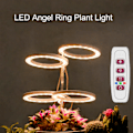Miniatyrbillede 7 af 8: LED plantevækstlys 5 dæmpbare tilstande 3 hoved timing USB plantelampe til potteplanter drivhusgrøntsager