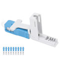Miniatyrbilde 6 av 8: 10 stk Fiberoptisk hurtigkobling Innebygd type SC/UPC Kald optisk rask tilkobling