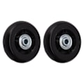 Pikkukuva 4 / 8: 2 kpl matkalaukkujen korvaavat pyörät äänettömät kumipyörät kääntyvät pyörät laakerikorjaussarjat 72x24mm / 2.8x0.9in