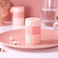 Miniatyrbillede 5 af 5: Cut Crush Pilledeler og Knuser - Blå, 1 stk. (Pakke med 1) - Bærbar Pink Medicinboks