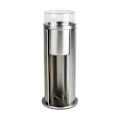 Miniatyrbillede 1 af 4: Bomuldsdispenser i rustfrit stål kosmetisk bomuldskasse 8*8*19,5 cm