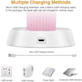 Miniatyrbillede 5 af 5: Børne Skrivebordslampe, LED Skrivebordslampe, Dæmpbar Sengelampe med Touch Sensor, Øjenlæselampe med Penneholder, Børn Genopladelig USB Bordlampe (Gul)