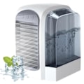 Miniatyrbillede 1 af 5: Bærbar Luftkøler, Fordampningsluftkøler Køleventilator, USB Genopladelig Personlig Bordventilator, Støjsvag Til Kontor, Soveværelse -JRZD