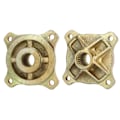 Miniatyrbild 6 av 8: 1 par 4-bult 24T splines bakaxel navhjul 25mm för 125cc 150cc 200cc Go Kart ATV Quad
