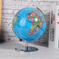 Pikkukuva 8 / 8: 20cm Globe Opetustarvikkeet Pöytäsisustus Opetuslelu LED-valolla20 tähtikuvioita kevyellä ja metallipohjalla