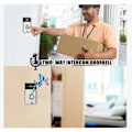 Miniatyrbild 5 av 5: Tvåvägs trådlös intercom med inbyggd högtalare, passersystem, upp till 6 månaders standby 100*60*14.8mm