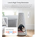 Miniatyrbillede 2 af 5: Smart Indendørs Termometer Hygrometer: WiFi Temperatur Fugtighedssensor med App-alarm
