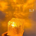 Miniatyrbilde 5 av 5: 3D Dynamisk Vannbølge Projektorlampe 16-Fargers Krystall Nattlys