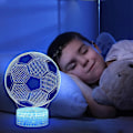 Miniatyrbillede 5 af 5: Fodbold 3D Natlampe LED Optisk Illusion Natlampe Børnelampe til Soveværelse Natbord Legetøj og Gave til Drenge Piger 16 Farver Skiftende med